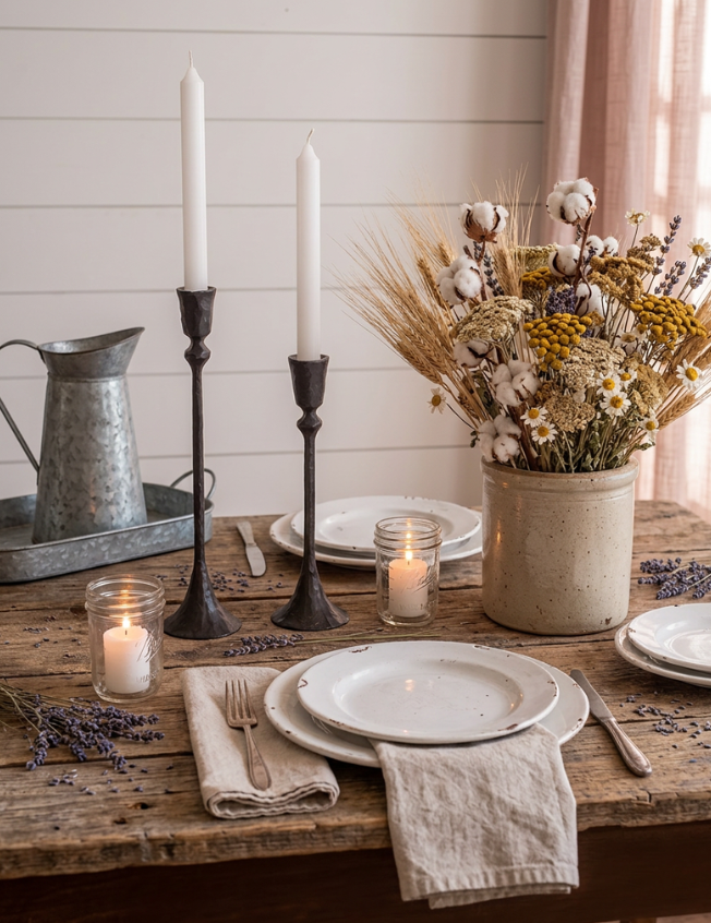 Gemini Hand Forged Iron Candlestands