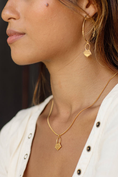Aalia Hoops | Brass / 18k Gold Plated