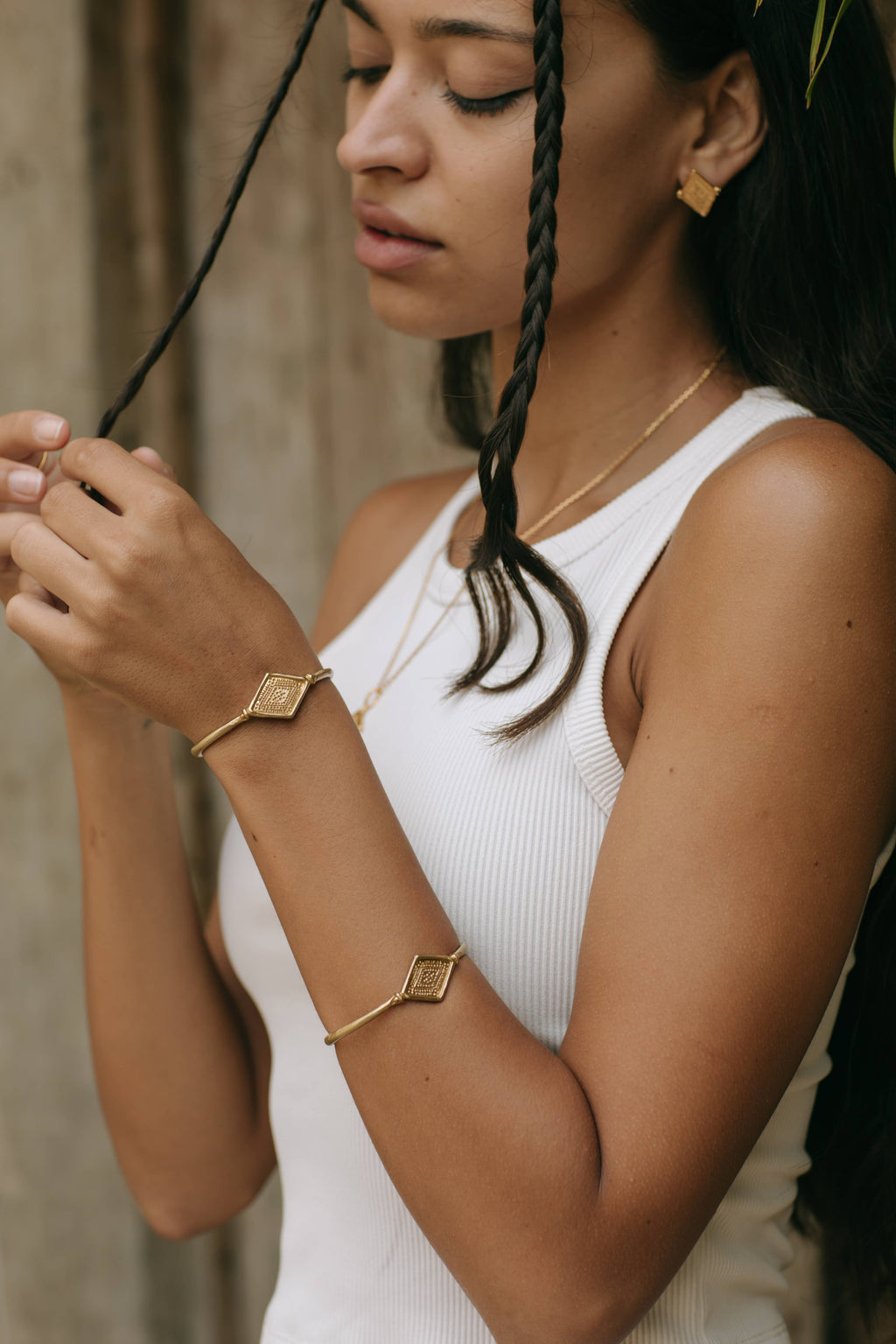 Kya Cuff | Brass