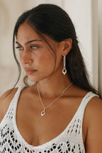 Nalini Hoops | Silver Plated 