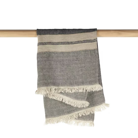 The Belgian Guest Towel Fouta| Tack Stripe