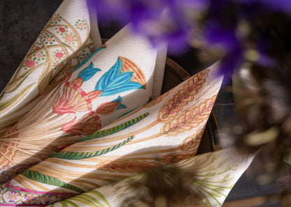 Papyro Set of 4 Linen Napkins