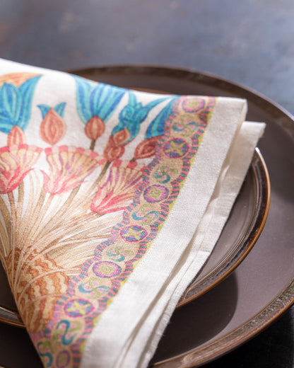 Papyro Set of 4 Linen Napkins