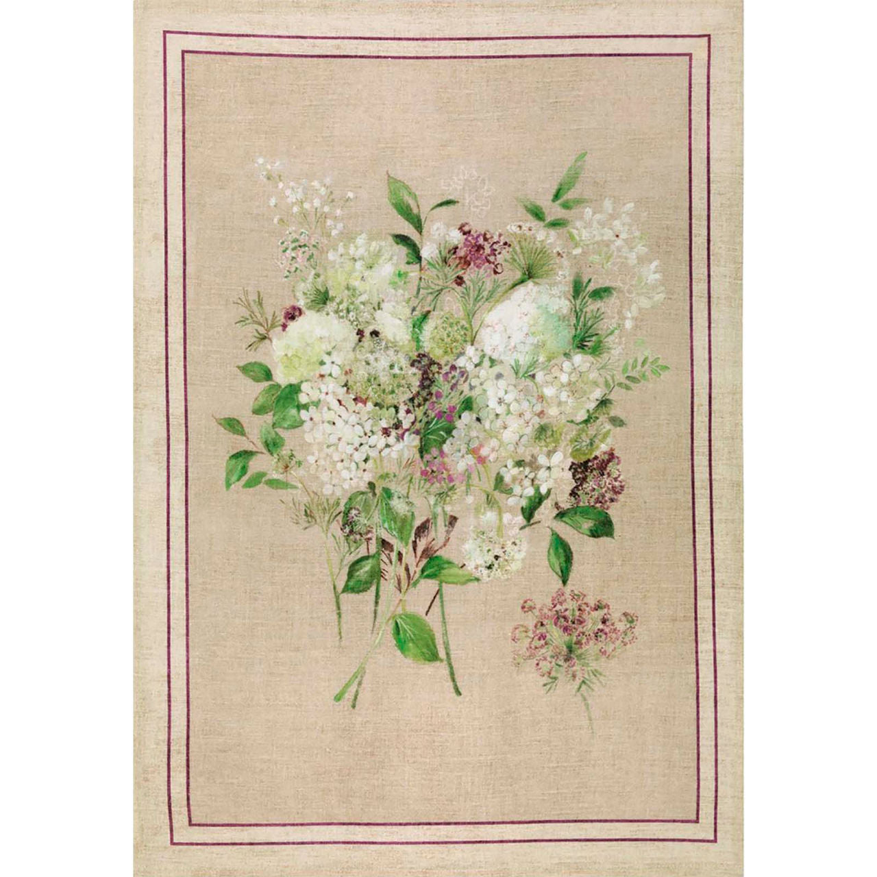 La Vie En Rose Printed Kitchen Towel