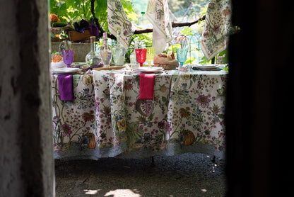 Biloba Linen Tablecloth