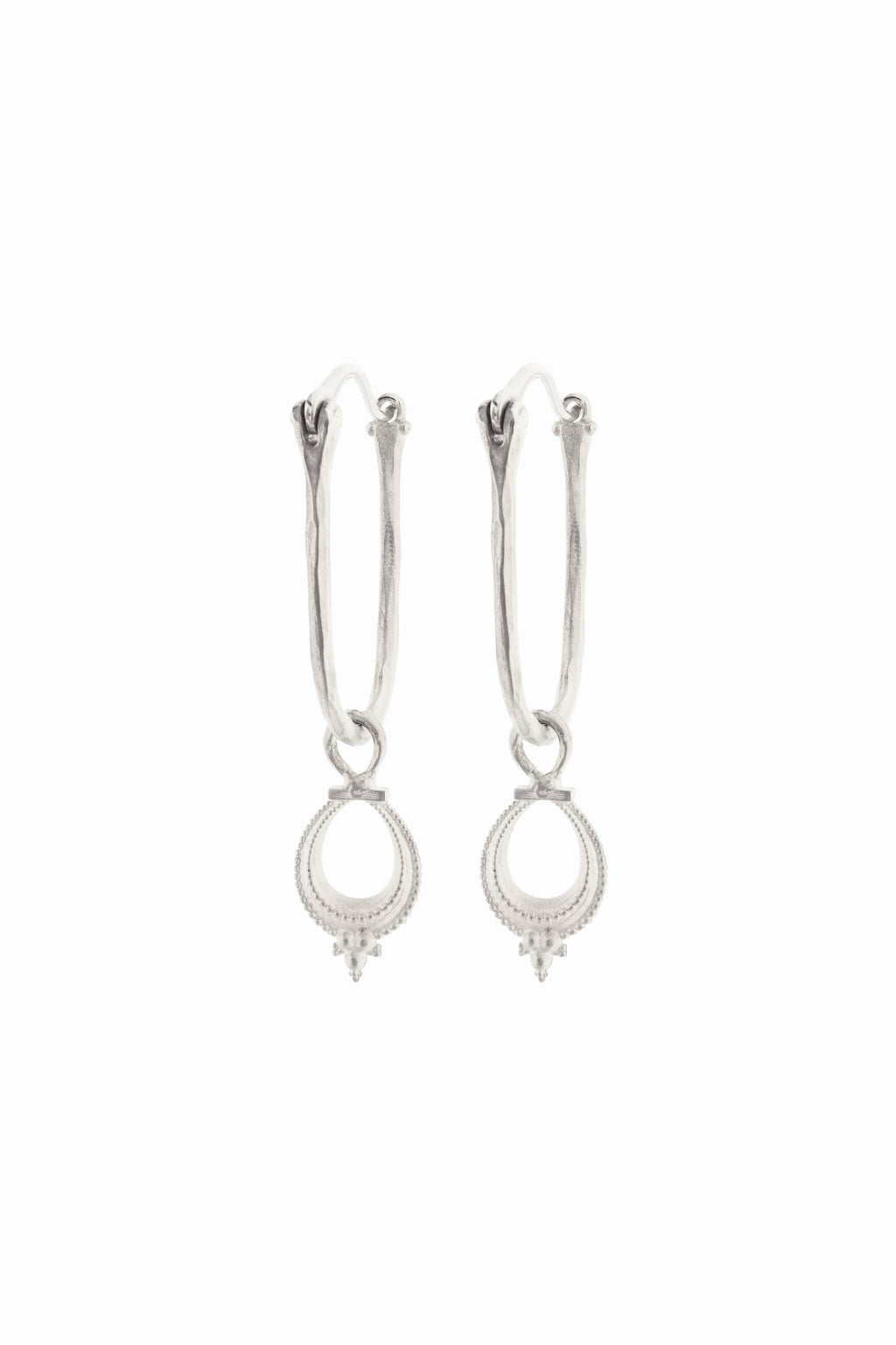Nalini Hoops | Silver Plated 