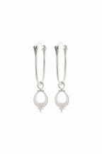 Nalini Hoops | Silver Plated 