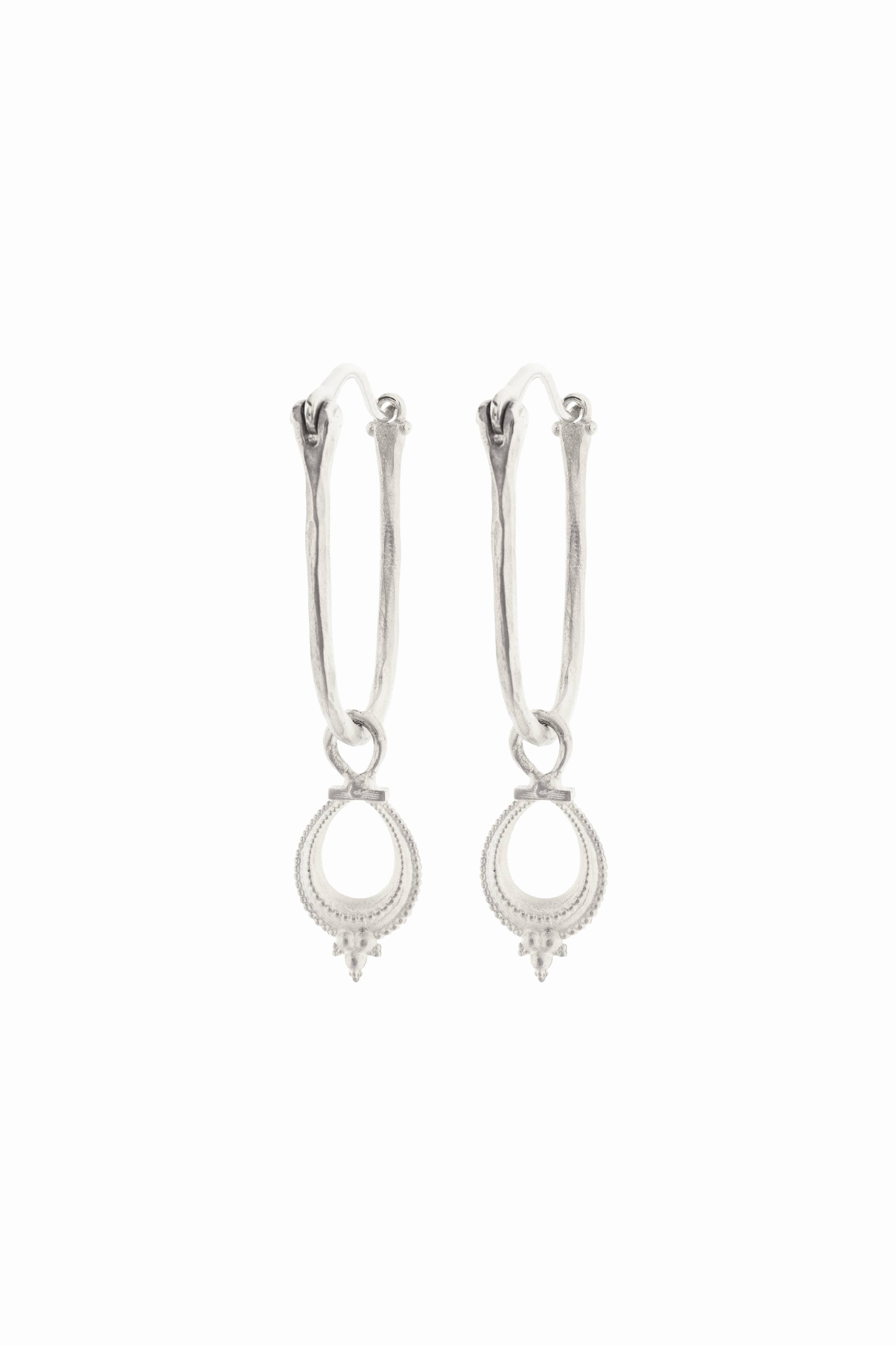 Nalini Hoops | Silver Plated 