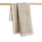 MAKE WAVES - SLATE Kitchen Towel, Hand Block Printed Cotton