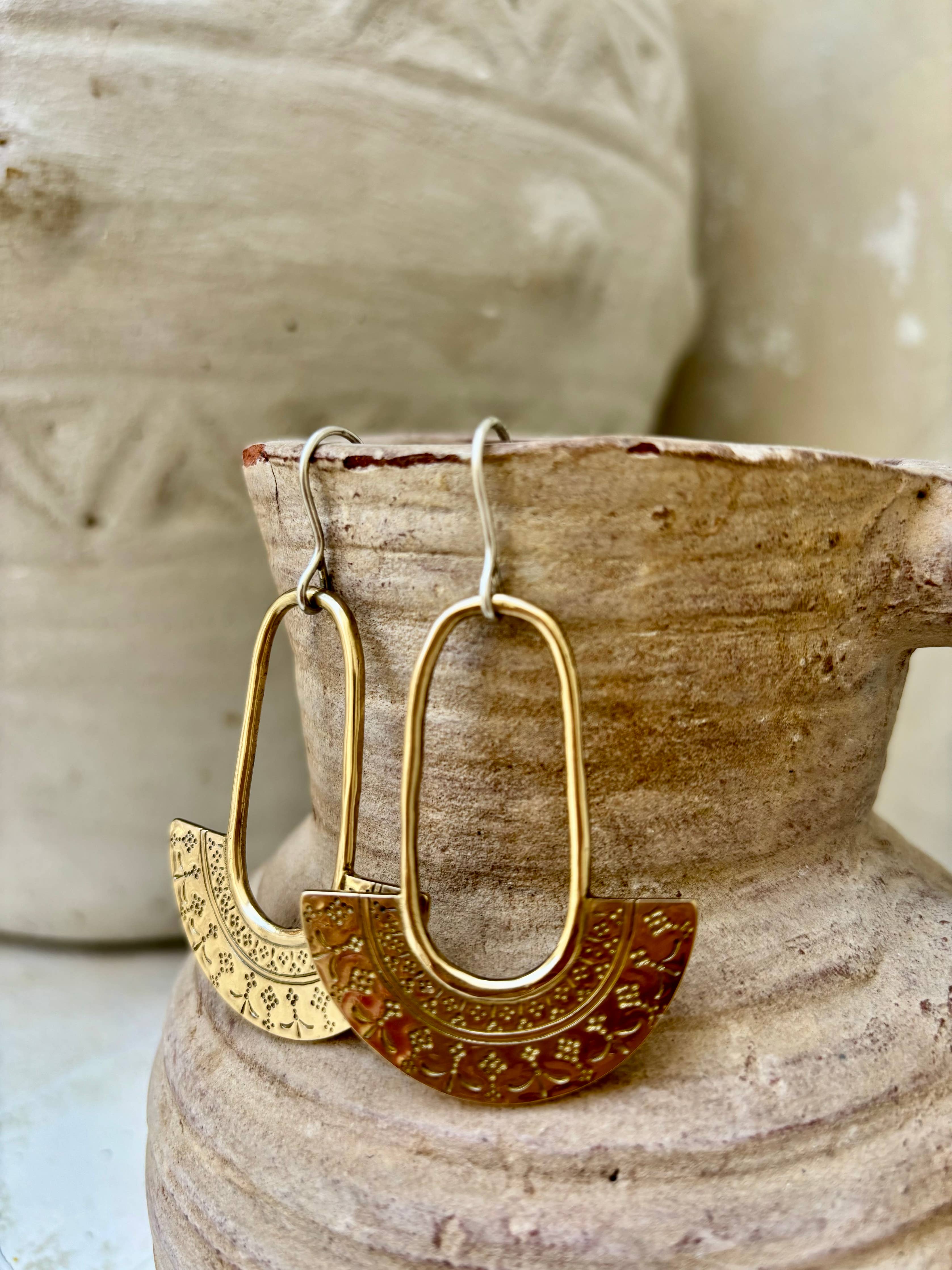 Khani Earrings| Brass