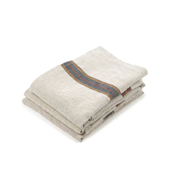 Dock Kitchen Towel | Leather Stripe
