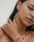 Zahi Earrings | Brass