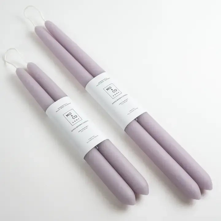  beeswax dipped taper candles, 10 inch, all natural handmade"