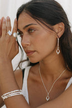 Nalini Hoops | Silver Plated 
