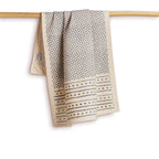 FEAST- BLUE Kitchen Towel, Hand Block Printed Cotton