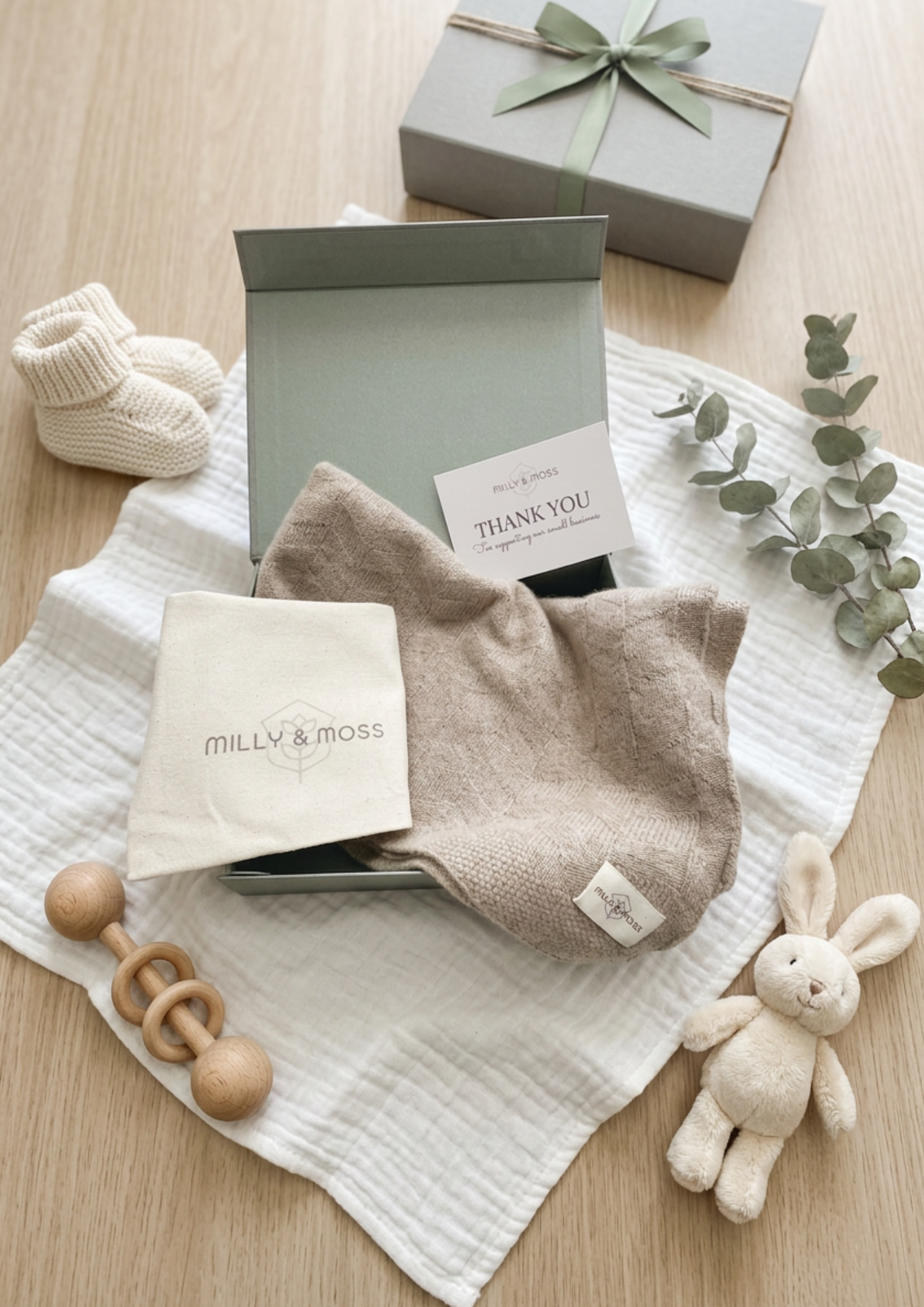 Milly & Moss Pure Cashmere Baby Blanket