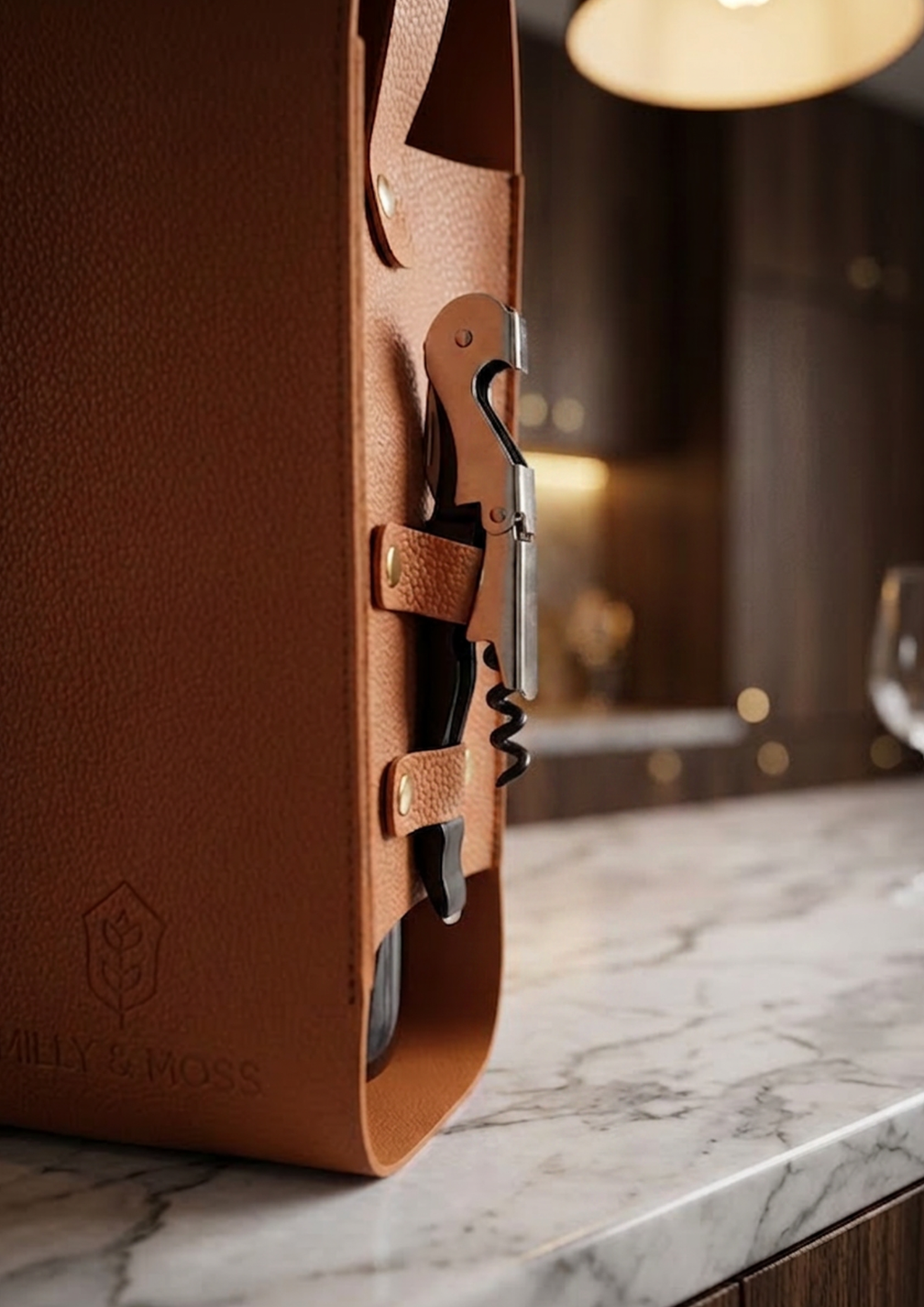 Milly & Moss Wine Carrier - Black