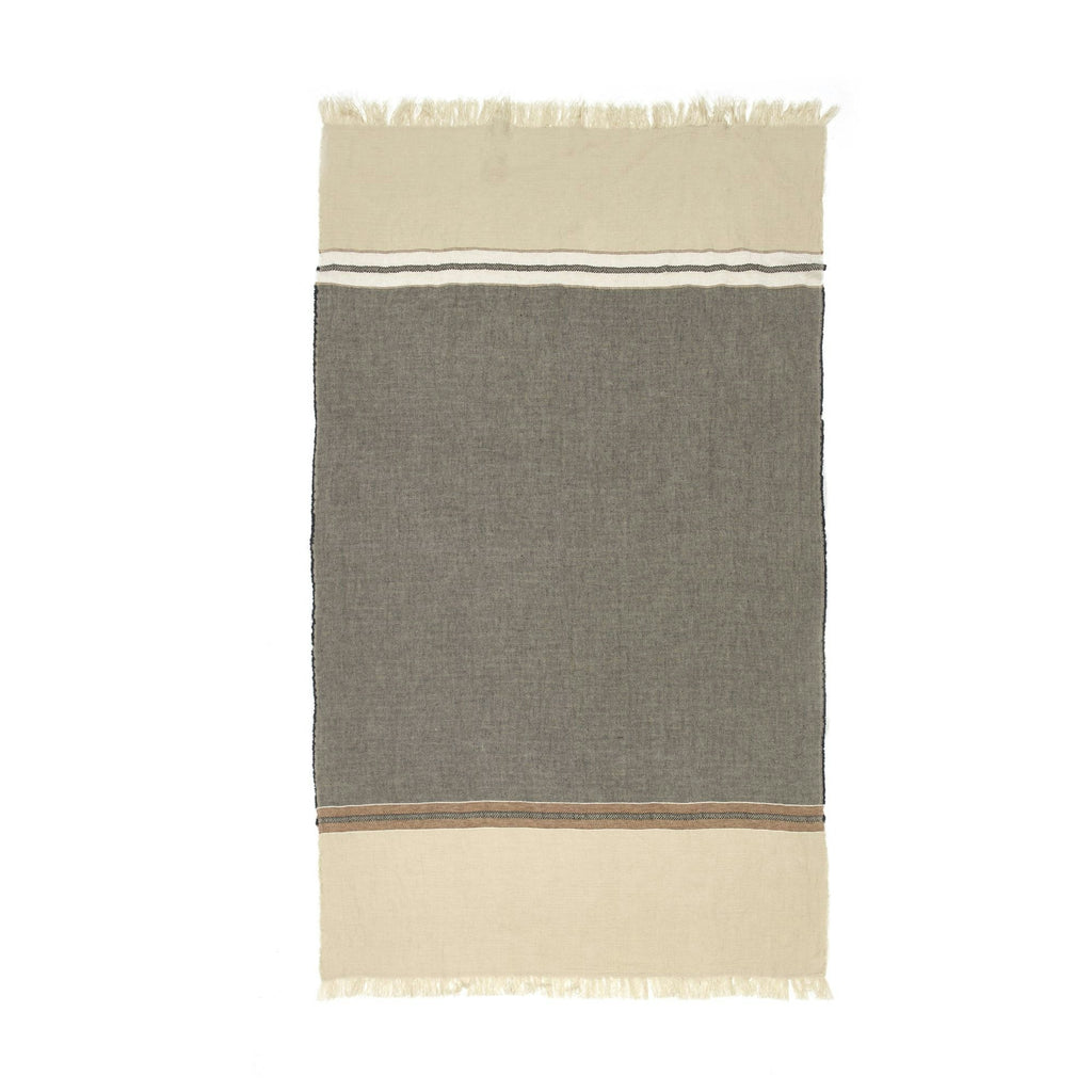 The Belgian Towel Fouta | Beeswax Stripe