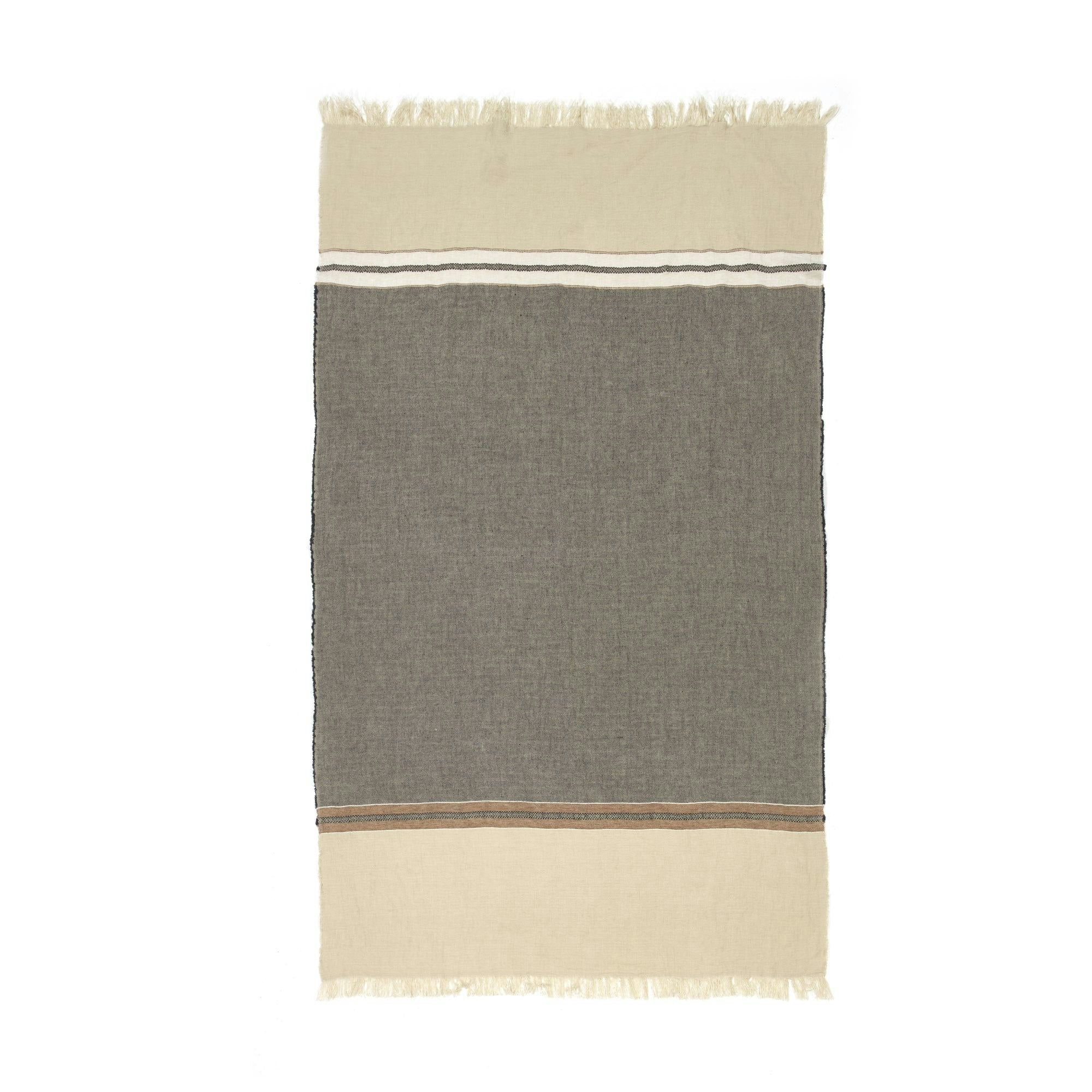 The Belgian Towel Fouta | Beeswax Stripe