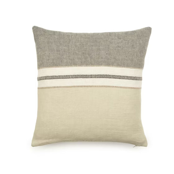 The Belgian Pillow Pillow Cover | Beeswax Stripe