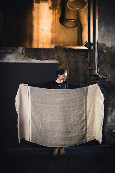 The Belgian Towel Fouta | Beeswax Stripe