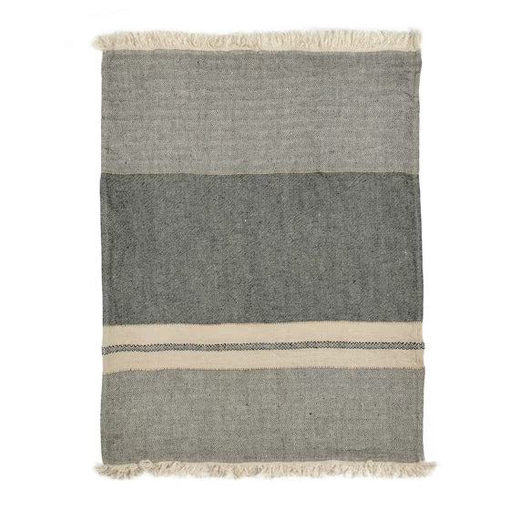 The Belgian Guest Towel Fouta| Tack Stripe