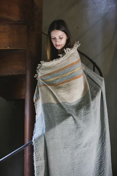 The Belgian Towel Fouta | Multi Stripe